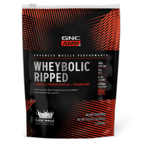 GNC AMP Wheybolic? Ripped Protein Powder + Thermogenic, Classic Vanilla, 1.0 LB, 40g Whey Protein EasyOptionXY LLC