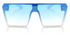 NEW Top Oversized Square Modern  Woman And Ladies Fashion Retro Gradient Sunglasses With  Big Frame And  Vintage Eyewear UV400 Protection