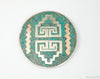 Vintage Taxco Mexico Signed Crushed Gemstone Sterling Silver Brooch Pin Pendant
