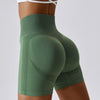 Country Girl High-Waisted Fitness Shorts | Butt Lifting & Ribbed Activewear for Yoga & Running