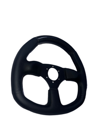 2nd Option Racing Carbon Style Flat Bottom Steering Wheel