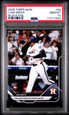 Graded 2025 Topps Now Cam Smith #58 Black Foil /10 Rookie RC Baseball Card PSA 10 Gem Mint