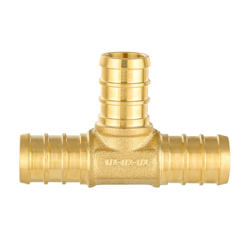 PEX-B Crimp 1/2" PEX x 1/2" PEX x 1/2" PEX Tee (Lead Free) Plumbingsell