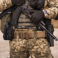 Tactical MOLLE Battle Belt with Quick Release Buckle