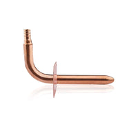 PEX Crimp 1/2" 6" Copper Stub with Wall Flange Plumbingsell