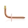 PEX A Expansion 1/2" 6" Copper Stub with Wall Flange Plumbingsell