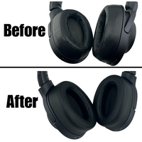 CS Replacement Ear Pad Cushions for Sony MDR-100ABN WH-H900N Headphones