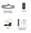 Master Tailgaters 10.5" Rear View Mirror with 4.3" LCD Screen + Dimming + Adjustable Guide Lines + Compass & Temperature | Rearview Universal Fit | Auto Adjusting Brightness LCD | Anti Glare | Original Mirror Replacement