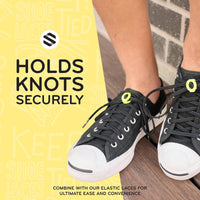 Yellow Knot Bow Clip Shoelace Accessory The Original Stretchlace