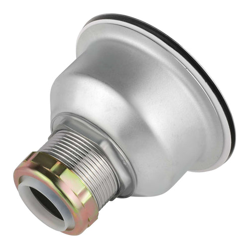 3-1/2" Kitchen Sink Deep Double Cup Drain w/ Basket