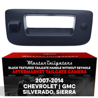 Chevrolet Silverado / GMC Sierra (2007-2014) Black Replacement Tailgate Handle with Backup Camera (with Key Hole Plug)
