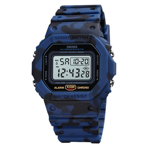 Luxury Modern Sports Watch With Led Digital Display Waterproof 50M Military Famous Unisex Watch For Man and Woman