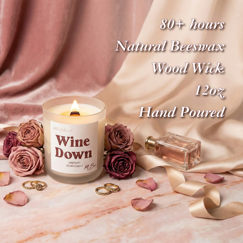 Wine Down Candle