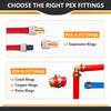 PEX A Expansion 1/2" x 1/2" Female NPT Drop Ear Elbow (Lead Free) Plumbingsell