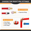 PEX A Expansion 3/4" x 1/2" x 3/4" PEX Expansion Reducing Tee (Lead Free) Plumbingsell