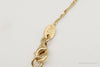 Designer Milor Gold Vermeil Cubic Zirconia Sterling Silver Necklace