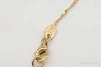 Designer Milor Gold Vermeil Cubic Zirconia Sterling Silver Necklace