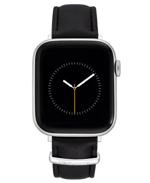 NINE WEST Fashion Strap Band for Apple Watch Secure Adjustable Apple Watch Band Replacement Fits Most Wrists