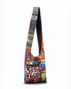 Kathmandu Collection Tribal Stripe Patchwork Hobo Bag Jupiter Gear