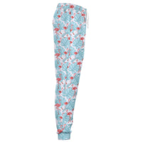 Flamingo Blue Floral Joggers