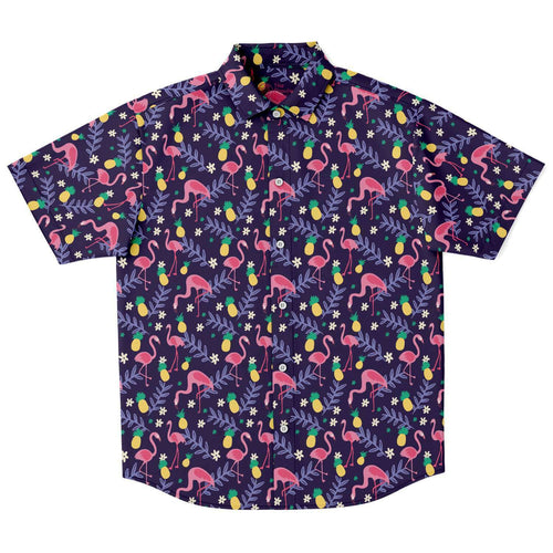 Flamingo Pineapple Hawaiian Shirt