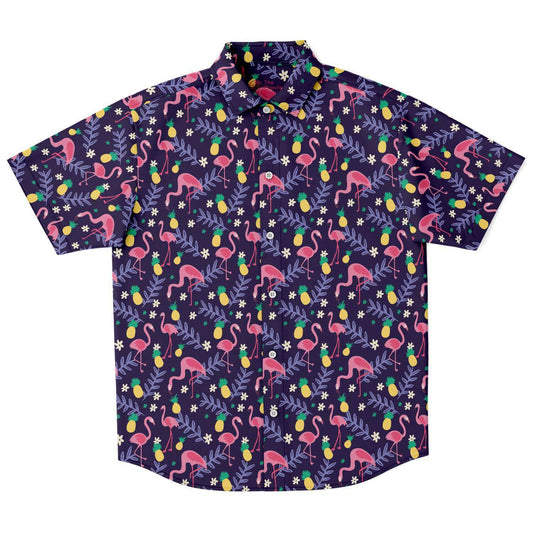 Flamingo Pineapple Hawaiian Shirt