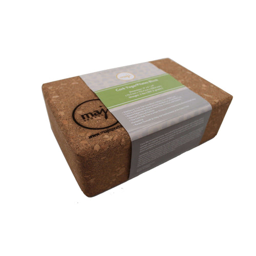100% Cork Yoga & Pilates Block