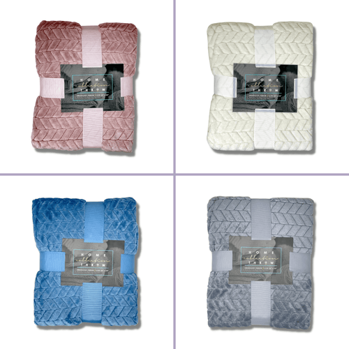 Home Collection Embossed Throw