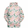 Flamingo Tropical Floral Hoodie