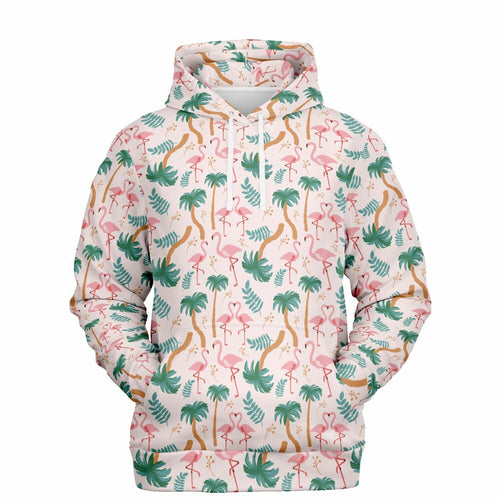 Flamingo Tropical Floral Hoodie