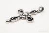 VTG RARE Large Mexico Modernist Bernice Goodspeed Sterling Silver Cross Pendant