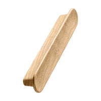 Lacquered Oak Wood "Tuba" Cabinet Knob and Drawer Pulls Euro • Knobs