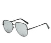 Luxury Lady Vintage Round Metal  Sunglasses For  Driving Black Retro Mirror Sunglasses Woman  Shade Sunglasses With  UV400 Protection