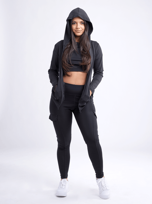 JupiterGear Athletic Fitted Zip-Up Hoodie Jacket with Pockets