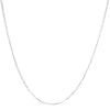 Unisex Solid 14K Yellow Gold 1.5mm Paperclip Chain Necklace - 18 Inches