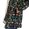 Flamingo Exotic Floral Cloak Hoodie