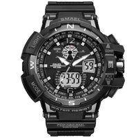 Modern Sport Watch For Men and Woman With LED Digital Quartz Display Men's Top Brand Luxury Digital-watch Relogio Masculino In Army Military Popular Design Waterproof 50M
