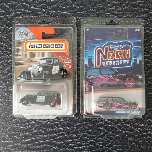 10 Pack Protector Case Clamshell For Hot Wheels Mainline