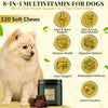 8-in-1 Daily Multivitamin Bites for Dogs – All-in-One Health Support, 120 Soft Chews