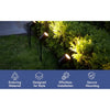 8-Inch Lawn Stakes with Side Wireway | 1/2 NPT Thread (Pack of 2)