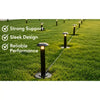 8-Inch Lawn Stakes with Side Wireway | 1/2 NPT Thread (Pack of 2)