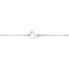 .925 Sterling Silver 1.0 Cttw Prong Set Round-Cut Diamond Cross 18" Pendant Necklace (I-J Color, I2-I3 Clarity)