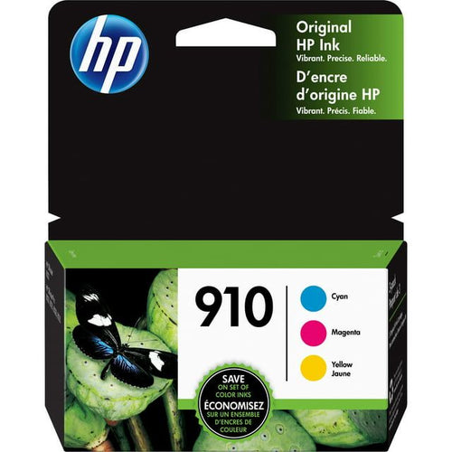HP 910 Ink Cartridges - Cyan, Magenta, Yellow, 3 Cartridges (3YN97AN) EasyOptionXY LLC