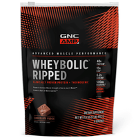 GNC AMP Wheybolic? Ripped Protein Powder, Chocolate Fudge, 1.1 lbs, 40g Whey Protein EasyOptionXY LLC