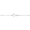 .925 Sterling Silver 1.0 Cttw Baguette and Round Diamond  Heart Pendant 18" Necklace (H-I Color, I3 Clarity)