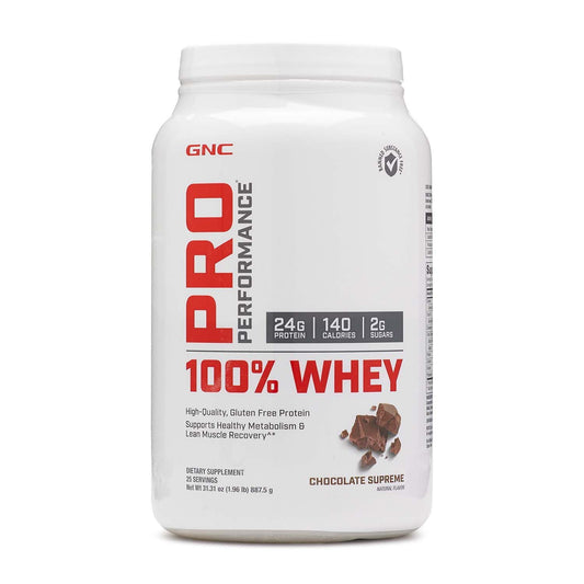 GNC Pro Performance 100% Whey Protein Powder - Chocolate Supreme, 25 Servings EasyOptionXY LLC