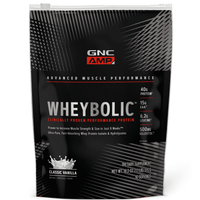GNC AMP Wheybolic? Protein Powder, Classic Vanilla, 1.1 lbs, 40g Whey Protein EasyOptionXY LLC