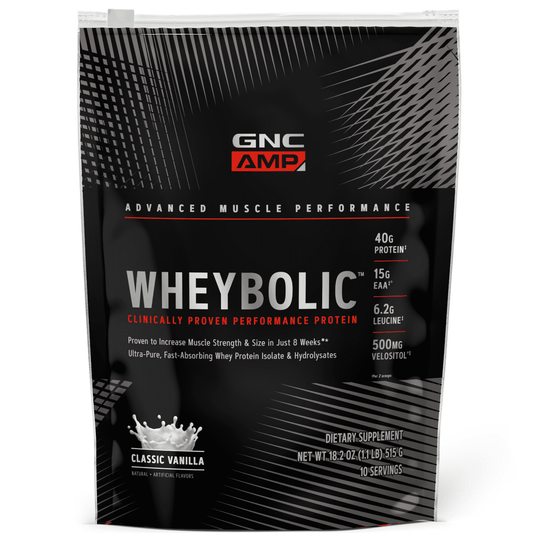 GNC AMP Wheybolic? Protein Powder, Classic Vanilla, 1.1 lbs, 40g Whey Protein EasyOptionXY LLC