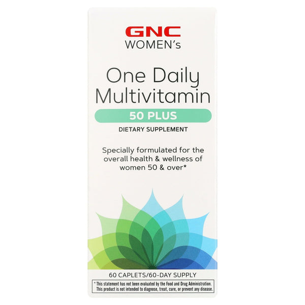 GNC Women's 50-Plus One Daily Multivitamin, 60 Tablets, Multivitamin and Multimineral Support for Women 50+ EasyOptionXY LLC