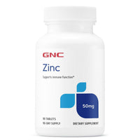 GNC Zinc 50 mg, 90 Tablets, Immune Health Support, Gluten Free Dietary Supplement EasyOptionXY LLC